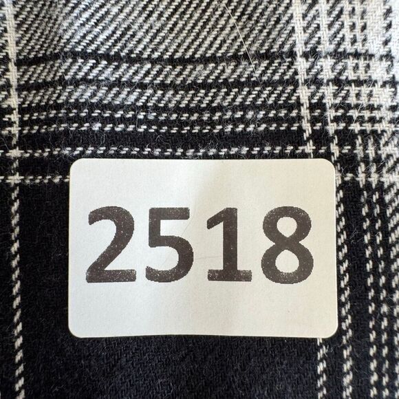 Volcom Hooded Black White Checkered Cotton Blend Ski Snowboard Lightweight Pocke - Picture 13 of 13